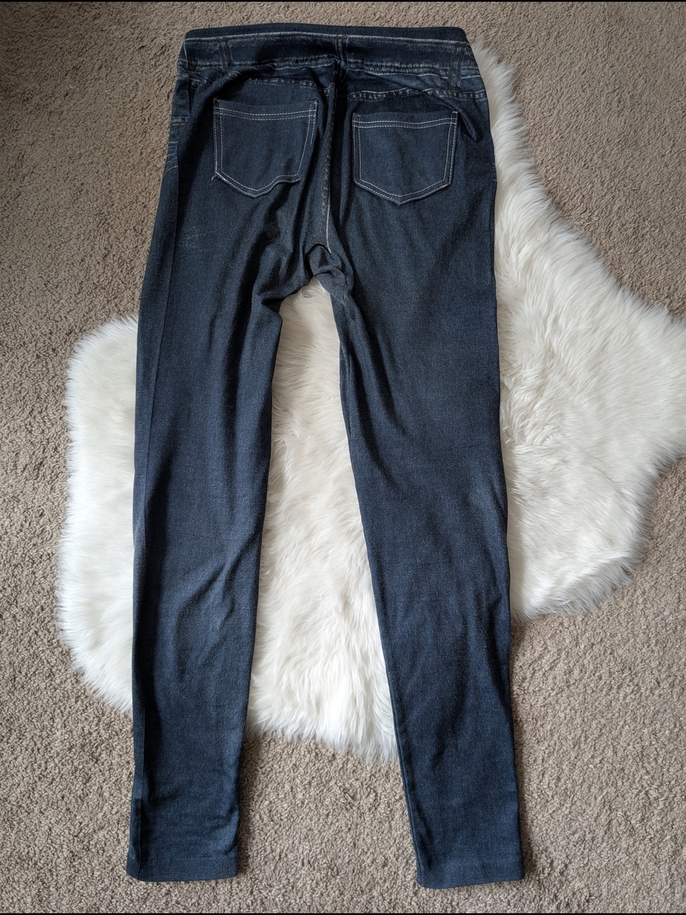 Faux Jean Leggings Size L/XL - Picture 10 of 14